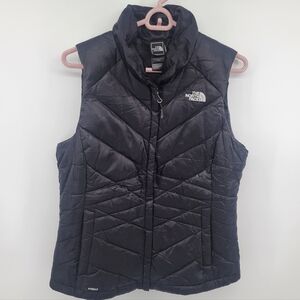 The North Face 550 goose down puffer vest in black